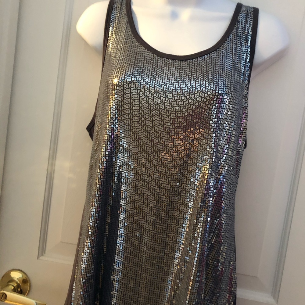 Dressy sequin top